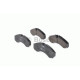 Комплект гальмівних колодок, дискове гальмо BOSCH 0 986 424 833