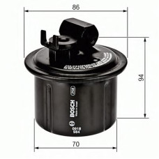 Паливний фільтр BOSCH 0 986 450 104