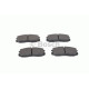 Комплект гальмівних колодок, дискове гальмо BOSCH 0 986 460 980