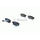 Комплект гальмівних колодок, дискове гальмо BOSCH 0 986 461 131