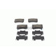 Комплект гальмівних колодок, дискове гальмо BOSCH 0 986 461 141
