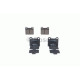Комплект гальмівних колодок, дискове гальмо BOSCH 0 986 466 302