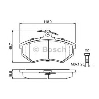 Комплект гальмівних колодок, дискове гальмо BOSCH 0 986 466 700