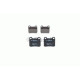 Комплект гальмівних колодок, дискове гальмо BOSCH 0 986 466 871