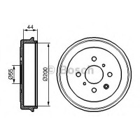 Гальмівний барабан BOSCH 0 986 477 148