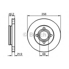 Гальмівний диск BOSCH 0 986 478 018