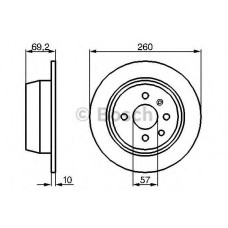 Гальмівний диск BOSCH 0 986 478 086