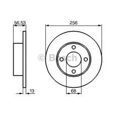 Гальмівний диск BOSCH 0 986 478 130