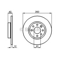 Гальмівний диск BOSCH 0 986 478 386