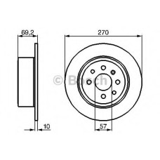 Гальмівний диск BOSCH 0 986 478 420