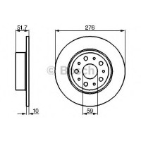 Гальмівний диск BOSCH 0 986 478 463