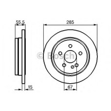 Гальмівний диск BOSCH 0 986 478 469