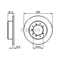Гальмівний диск BOSCH 0 986 478 656