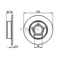 Гальмівний диск BOSCH 0 986 478 704