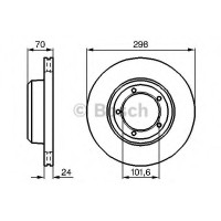 Гальмівний диск BOSCH 0 986 478 824