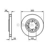 Гальмівний диск BOSCH 0 986 479 031
