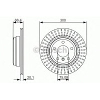 Гальмівний диск BOSCH 0 986 479 045
