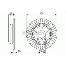 Гальмівний диск BOSCH 0 986 479 045
