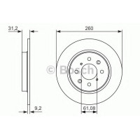 Гальмівний диск BOSCH 0 986 479 051