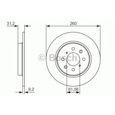 Гальмівний диск BOSCH 0 986 479 051