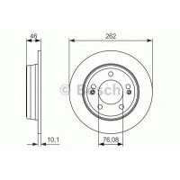 Гальмівний диск BOSCH 0 986 479 052