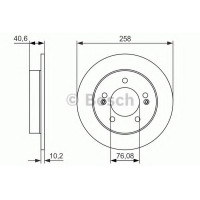 Гальмівний диск BOSCH 0 986 479 059