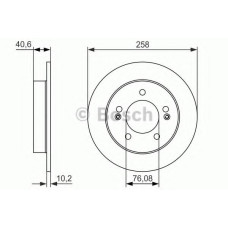 Гальмівний диск BOSCH 0 986 479 059