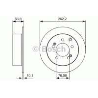 Гальмівний диск BOSCH 0 986 479 061