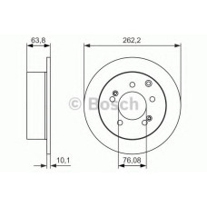 Гальмівний диск BOSCH 0 986 479 061