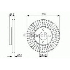Гальмівний диск BOSCH 0 986 479 090