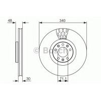 Гальмівний диск BOSCH 0 986 479 092