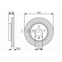 Гальмівний диск BOSCH 0 986 479 154