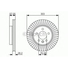 Гальмівний диск BOSCH 0 986 479 154