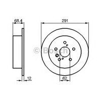 Гальмівний диск BOSCH 0 986 479 200