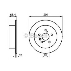 Гальмівний диск BOSCH 0 986 479 200