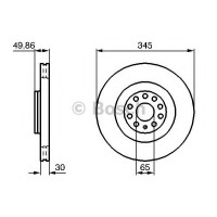 Гальмівний диск BOSCH 0 986 479 204