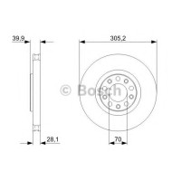 Гальмівний диск BOSCH 0 986 479 293