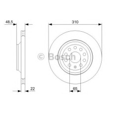 Гальмівний диск BOSCH 0 986 479 303
