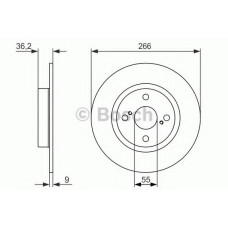 Гальмівний диск BOSCH 0 986 479 335