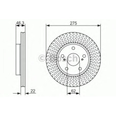 Гальмівний диск BOSCH 0 986 479 341