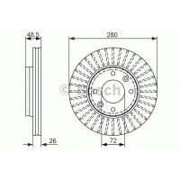 Гальмівний диск BOSCH 0 986 479 353
