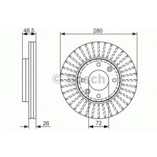 Гальмівний диск BOSCH 0 986 479 353
