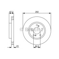 Гальмівний диск BOSCH 0 986 479 365