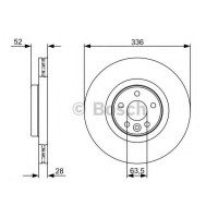 Гальмівний диск BOSCH 0 986 479 395