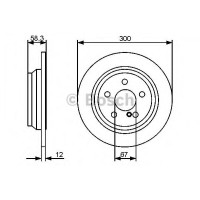 Гальмівний диск BOSCH 0 986 479 414