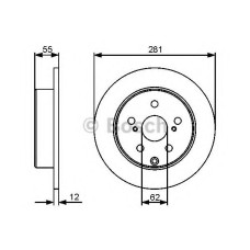 Гальмівний диск BOSCH 0 986 479 419