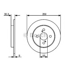 Гальмівний диск BOSCH 0 986 479 420