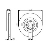 Гальмівний диск BOSCH 0 986 479 423