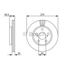 Гальмівний диск BOSCH 0 986 479 428