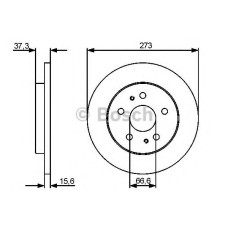 Гальмівний диск BOSCH 0 986 479 432
